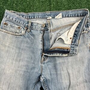 VTG Banana Republic Men's Jeans Light Wash 33x30" Straight Leg Cotton Denim Y2K